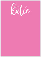Notepads by Modern Posh (Simple Name Pink)