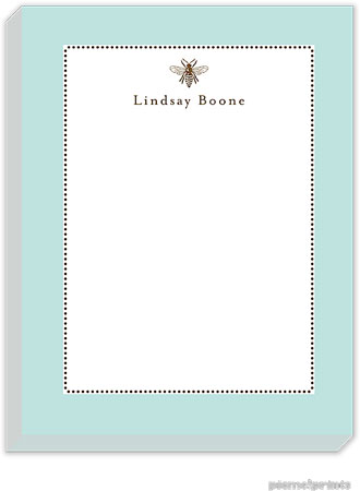 PicMe Prints - Personalized Notepads (Tiny Beads Robins Egg Small Notepad) PicMe Prints - Personalized Notepads (Tiny Beads Robins Egg Small Notepad)