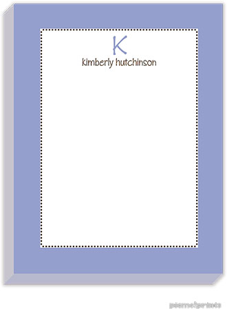 PicMe Prints - Personalized Notepads (Tiny Beads Periwinkle Small Notepad)