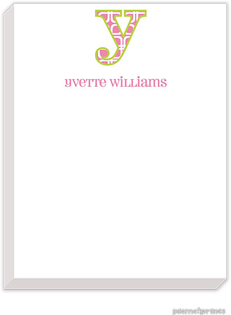 PicMe Prints - Personalized Notepads (Big Letter Squares Bubblegum Small Notepad) PicMe Prints - Personalized Notepads (Big Letter Squares Bubblegum Small Notepad)