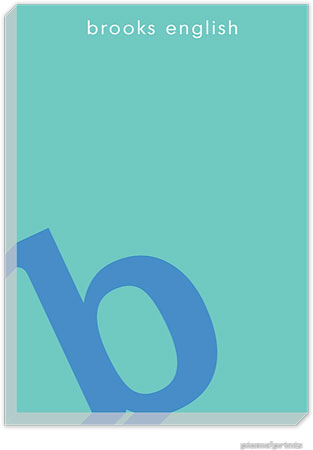 PicMe Prints - Personalized Notepads (Alphabet Ocean on Turquoise Large Notepad) PicMe Prints - Personalized Notepads (Alphabet Ocean on Turquoise Large Notepad)