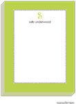 PicMe Prints - Personalized Notepads (Tiny Beads Chartreuse Small Notepad)