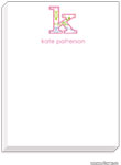 PicMe Prints - Personalized Notepads (Big Letter Scrolls Small Notepad)