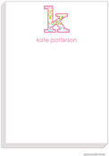 PicMe Prints - Personalized Notepads (Big Letter Scrolls Large Notepad)