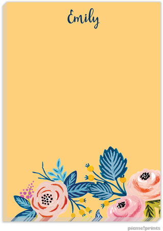 Notepads by PicMe Prints (Rose Of Spring Marigold) Notepads by PicMe Prints (Rose Of Spring Marigold)