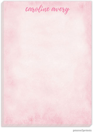 Notepads by PicMe Prints (Watercolor Pink)