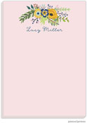 Notepads by PicMe Prints (Navy & Gold Bouquet Blush)
