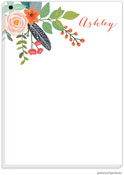 Notepads by PicMe Prints (Feather & Flowers White)
