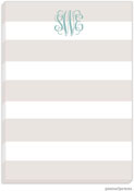 Notepads by PicMe Prints (Broad Stripes Sand)