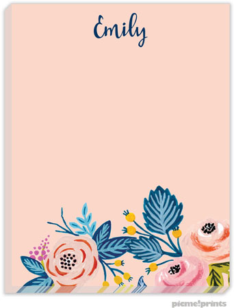 Small Notepads by PicMe Prints - Rose Of Spring Peachy