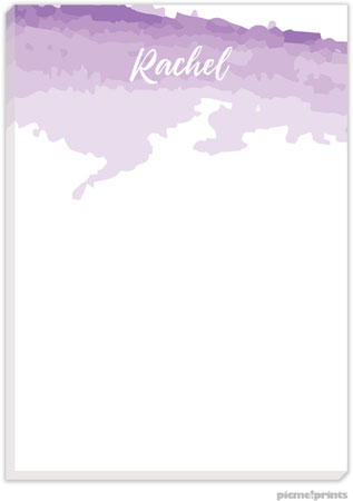 Notepads by PicMe Prints - Watercolor Ripples Orchid Notepads by PicMe Prints - Watercolor Ripples Orchid