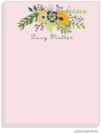 Small Notepads by PicMe Prints - Navy & Gold Bouquet Blush