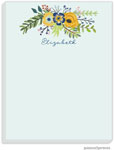 Small Notepads by PicMe Prints - Navy & Gold Bouquet Aquamist