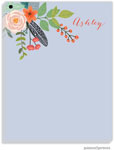 Small Notepads by PicMe Prints - Feather & Flowers Lavender