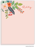 Small Notepads by PicMe Prints - Feather & Flowers Blossom