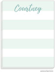 Small Notepads by PicMe Prints - Broad Stripes Mint