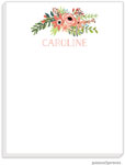 Small Notepads by PicMe Prints - Coral Bouquet White