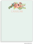 Small Notepads by PicMe Prints - Coral Bouquet Mint