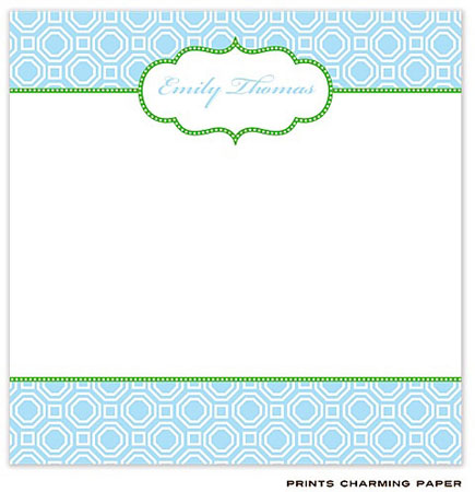 Prints Charming Notepads - Blue Geometric Prints Charming Notepads - Blue Geometric