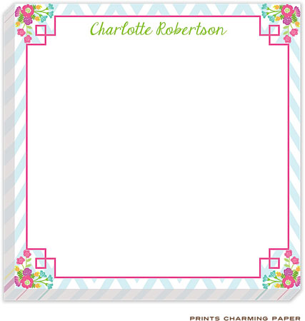 Prints Charming Notepads - Blue Fresh Floral Prints Charming Notepads - Blue Fresh Floral