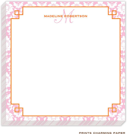 Prints Charming Notepads - Stylish Petal Damask Prints Charming Notepads - Stylish Petal Damask