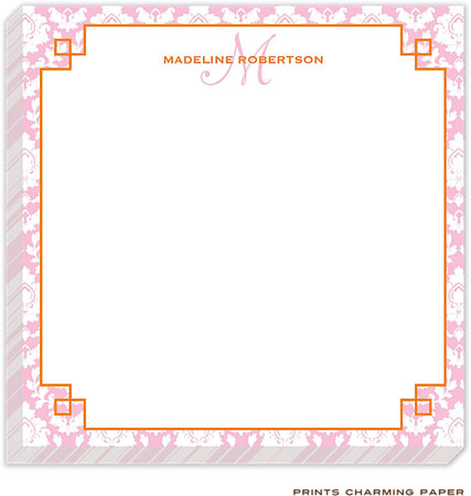 Prints Charming Notepads - Stylish Petal Damask