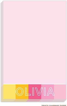 Prints Charming Notepads - Pink Tonal Stripes Prints Charming Notepads - Pink Tonal Stripes