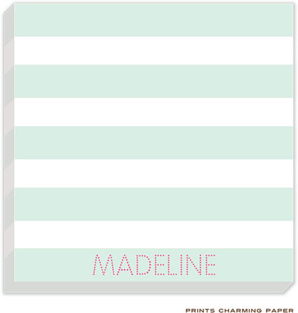 Prints Charming Notepads - Mint Dotted Name