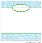 Prints Charming Notepads - Blue Geometric