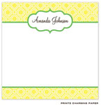 Prints Charming Notepads - Yellow Geometric