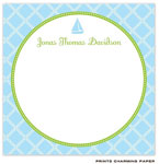 Prints Charming Notepads - Leaf Lattice Blue