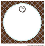 Prints Charming Notepads - Leaf Lattice Brown