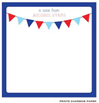Prints Charming Notepads - Blue Border Playful Banner