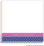 Prints Charming Notepads - Blue Stylish Scallop