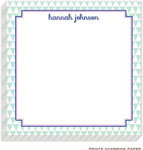 Prints Charming Notepads - Mint Triangle Pattern