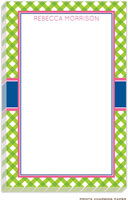 Prints Charming Notepads - Lime Gingham