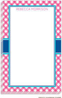 Prints Charming Notepads - Pink Gingham