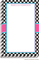 Prints Charming Notepads - Black Gingham