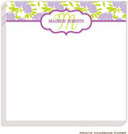 Prints Charming Notepads - Beautiful Purple and Lime Floral