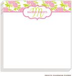 Prints Charming Notepads - Beautiful Pink and Lime Floral