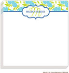 Prints Charming Notepads - Beautiful Turquoise and Lime Floral