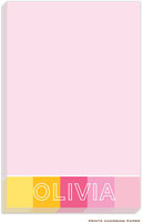 Prints Charming Notepads - Pink Tonal Stripes