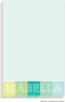 Prints Charming Notepads - Mint Tonal Stripes