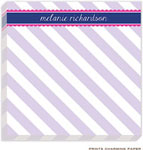 Prints Charming Notepads - Sweet Purple Stripes