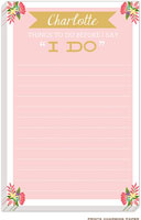 Prints Charming Notepads - Sweet Bridal Checklist