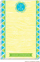 Prints Charming Notepads - Yellow Arrow Seal Camp Mail