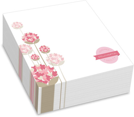 Spark & Spark Chunky Notepads (Pom Poms In View - Cube)