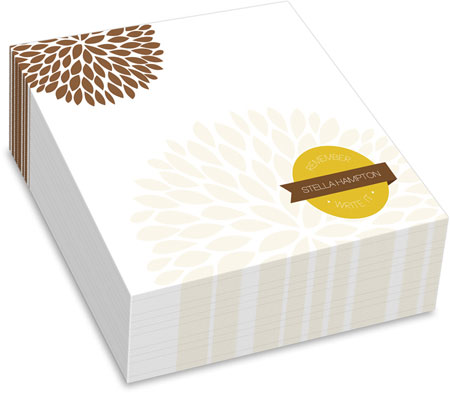 Spark & Spark Chunky Notepads (Yellow And Bold - Cube)