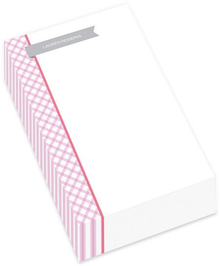 Spark & Spark Chunky Notepads (Pink Crisscross On The Border)