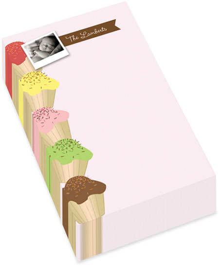 Spark & Spark Chunky Photo Notepads (Yummy Treats with Photo)